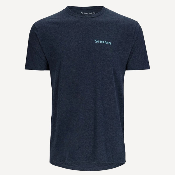 Футболка Simms Species T-Shirt (Мужской; XL; Navy Heather)